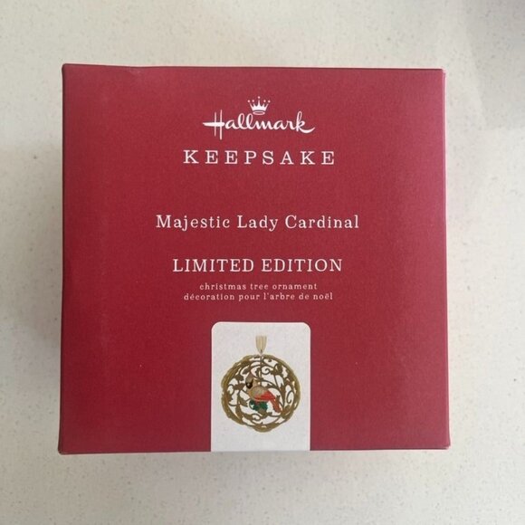 Hallmark Keepsake Majestic Lady Cardinal Ornament Limited Edition NWB 2018 - Picture 1 of 4